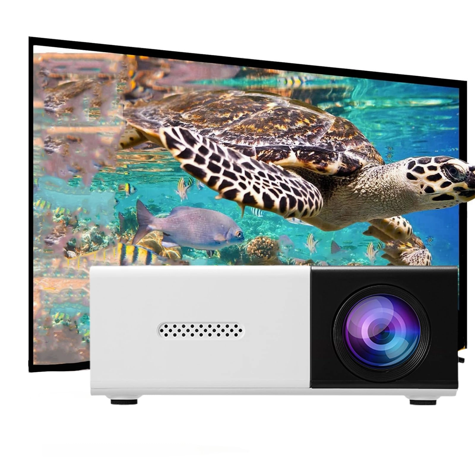 MAYOZZF Mini Projector - 600 ANSI Lumens 1920 x 1080