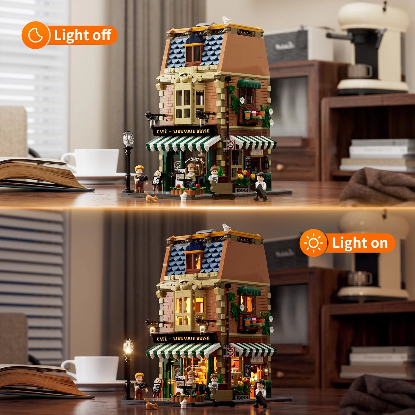 BookCafe Lighting BuildingBricks - 1718 pcs