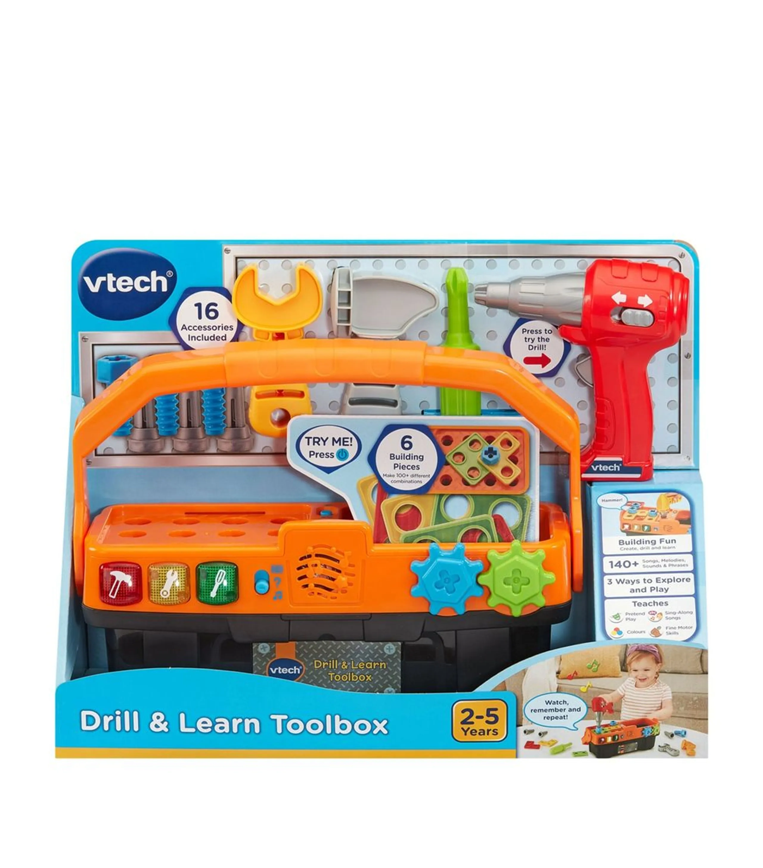 Drill And Learn Toolbox - 2 to 5 years