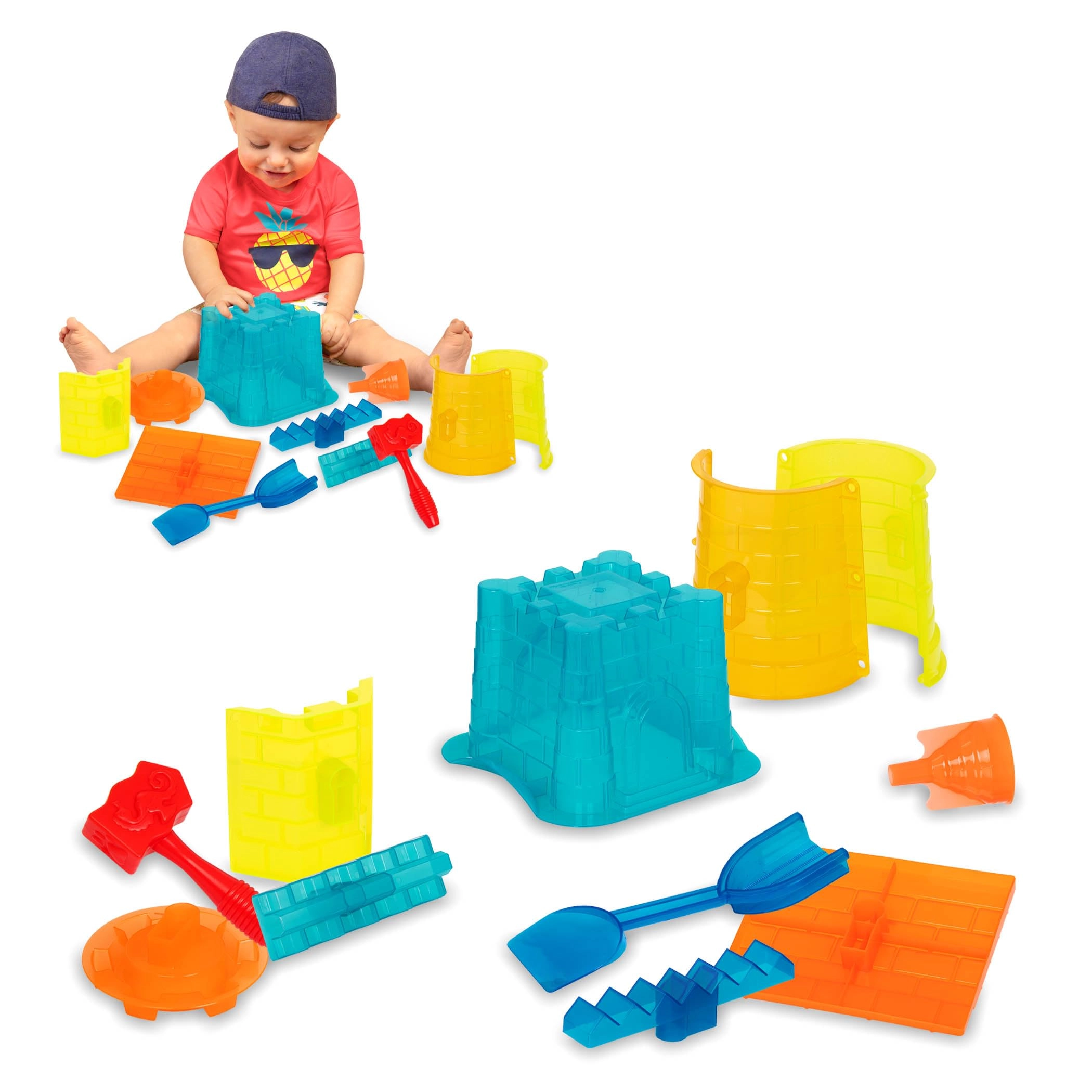 Battat SAND CASTLE BUILDING SET - 11 Pcs 3 years and up