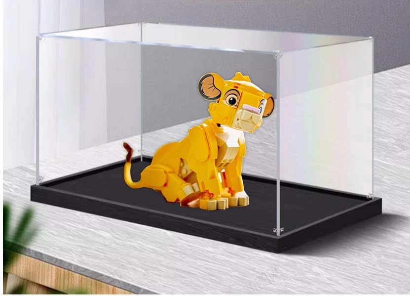 Acrylic Display Case - 30 x 25 x 10cm Compatible with Lego 43243 Dustproof