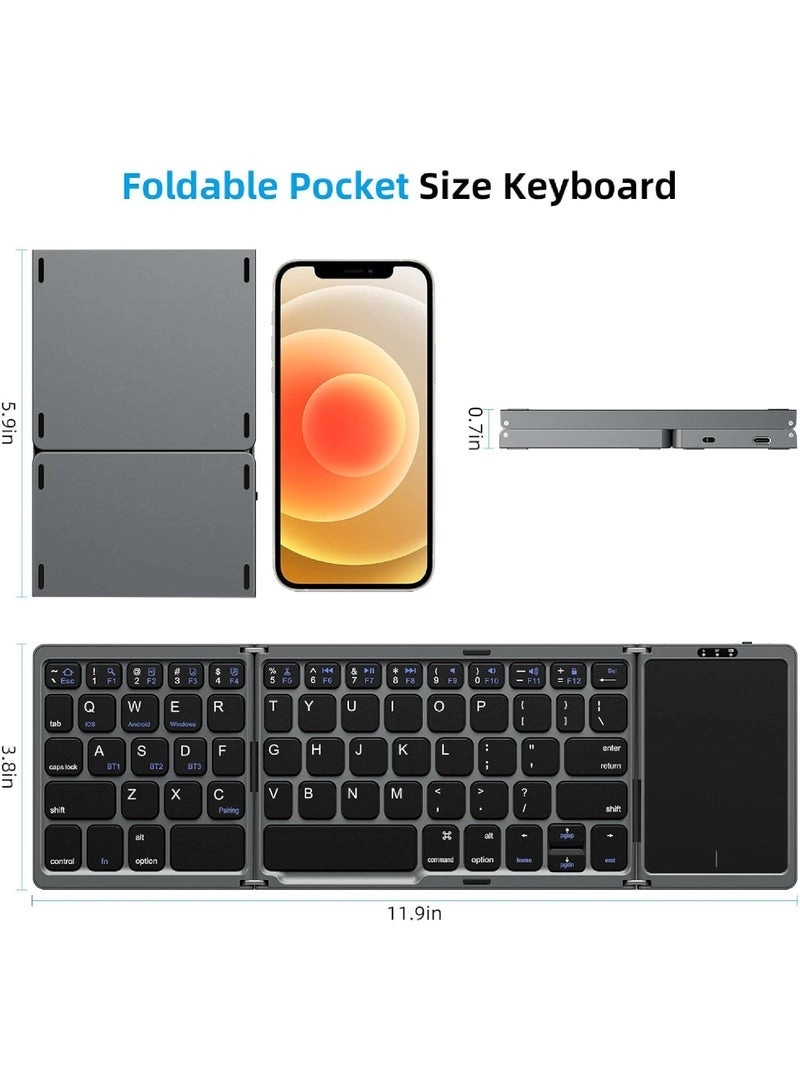 Foldable Bluetooth Keyboard - Wireless