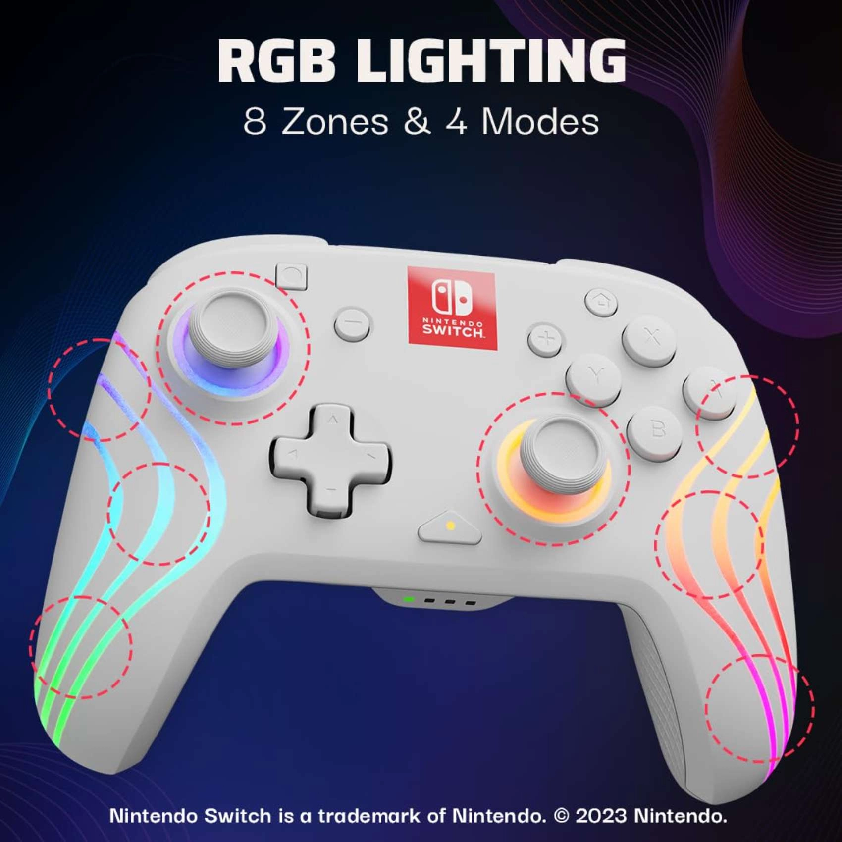 Afterglow Wave - White Nintendo Switch