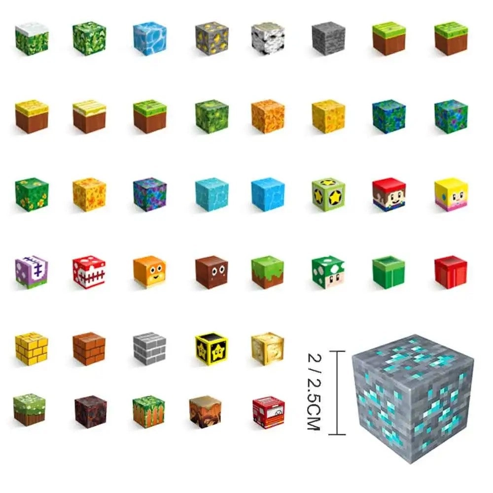 Magnetic Building Block Set - 48 pcs