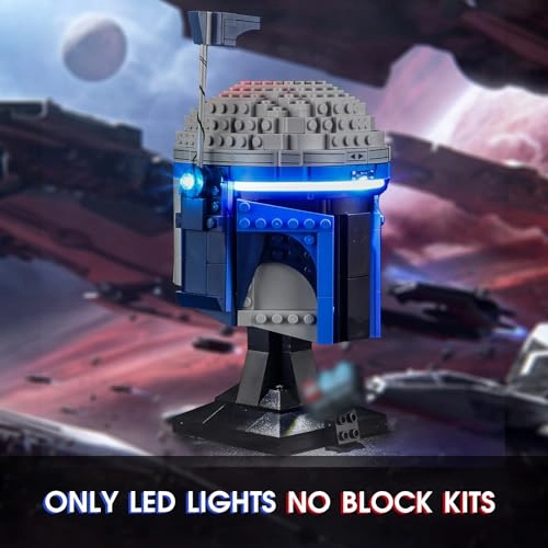 Led Light for LEGO 75408 Jango Fett Helmet - Plastic 5V