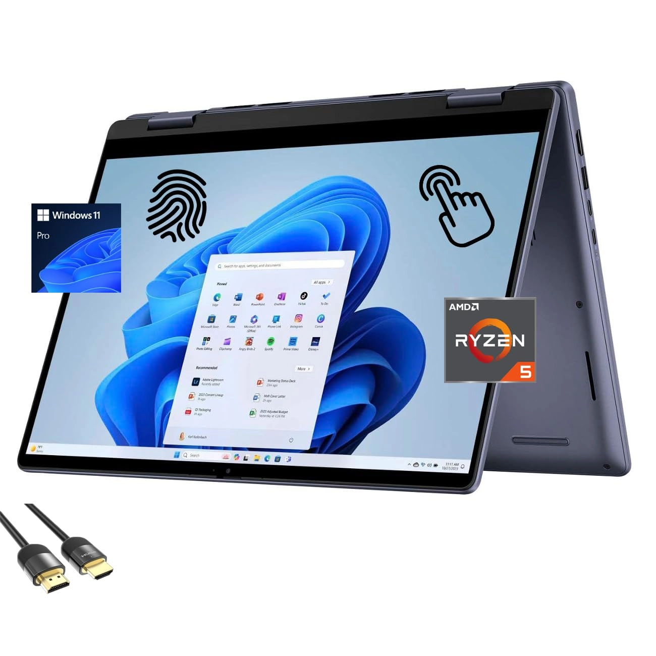 Inspiron 14 2-in-1 i744 - 14'' Ryzen 5-8640HS 64GB DDR5 1TB SSD