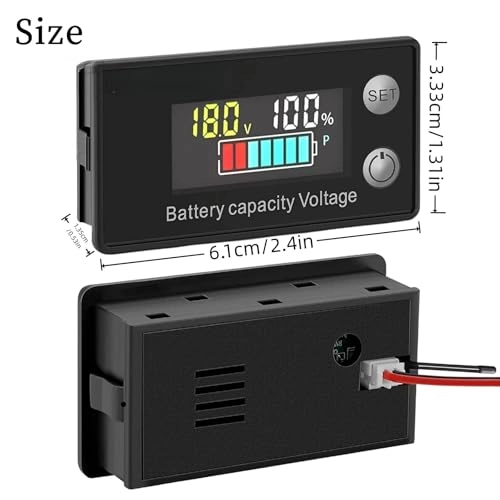 Battery Capacity Voltage Meter