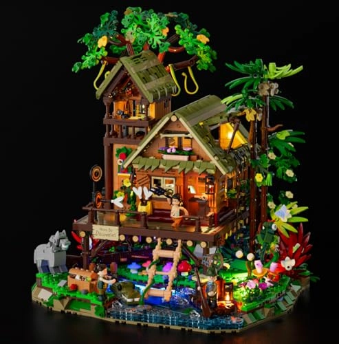 Misty Forest Cabin - Vintage Collection Retro House