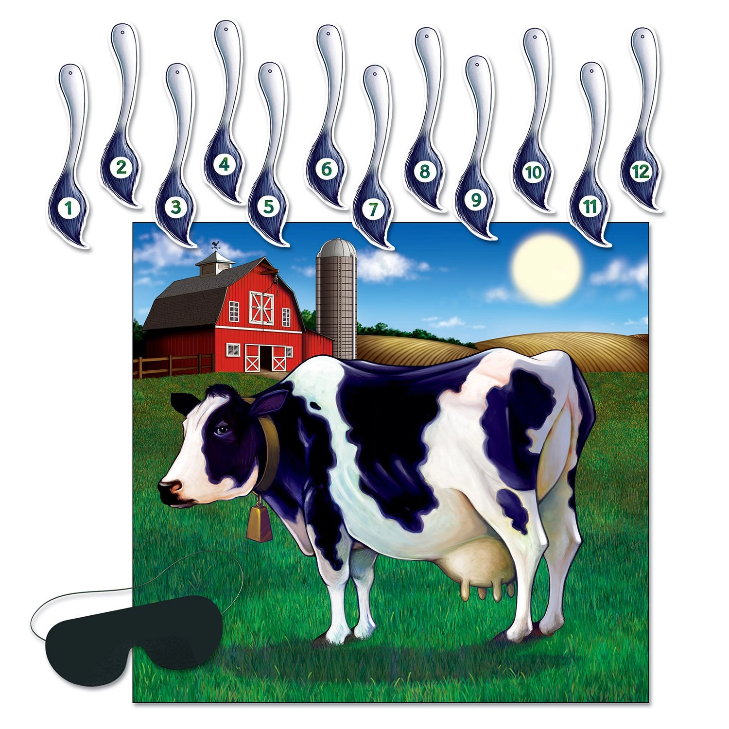 Beistle Pin The Tail On The Cow