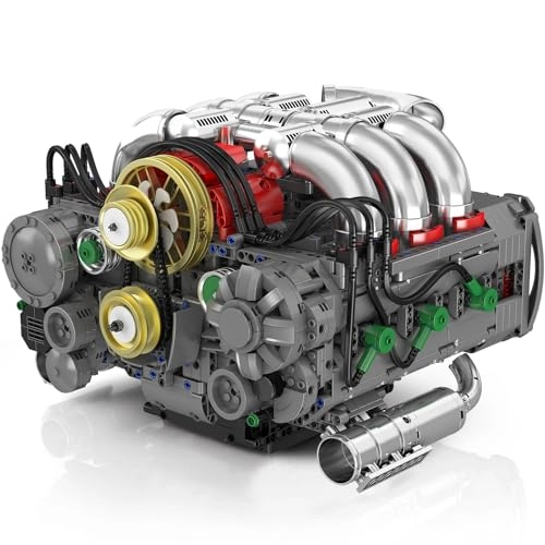 Flat Engine Building Set - V8 2375 pcs for ages 14+