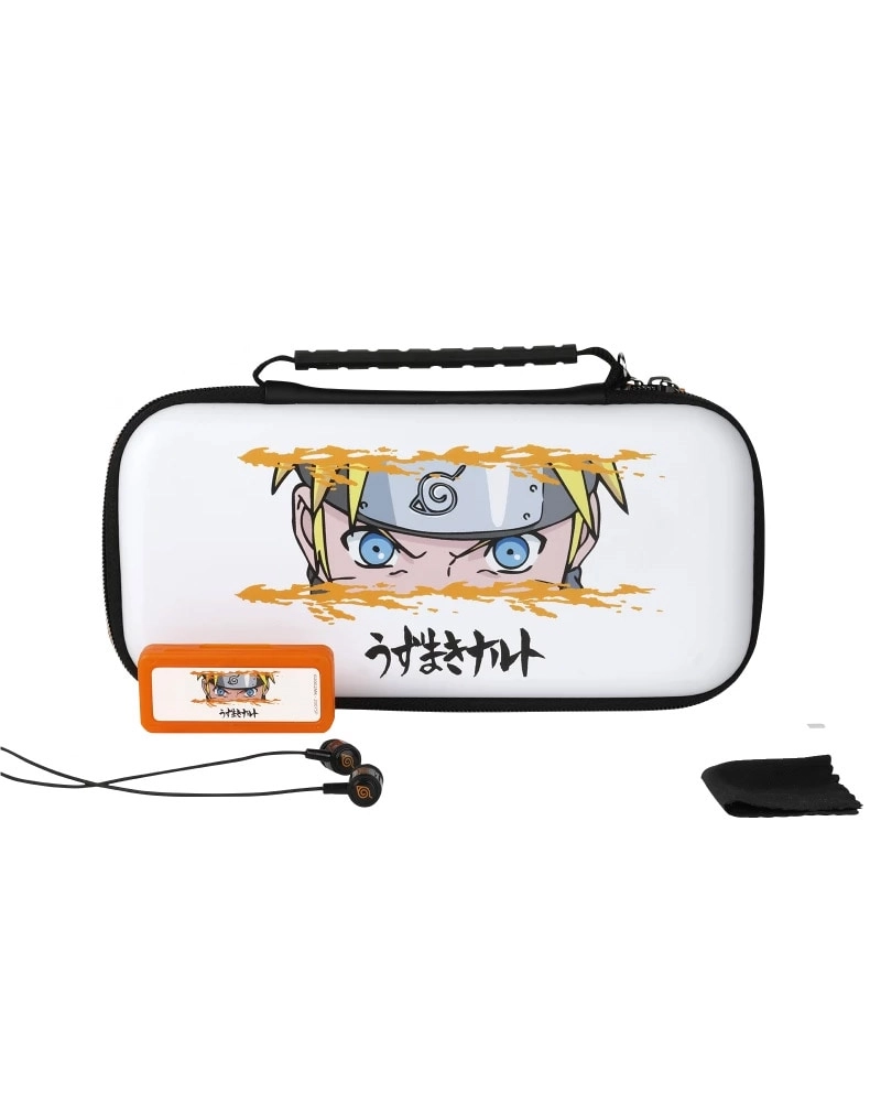 GEEKAY Nintendo Switch Protective Case - Nintendo Switch + Naruto In-Ear Headphones