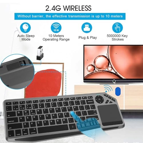 Touch TV Keyboard - Wireless