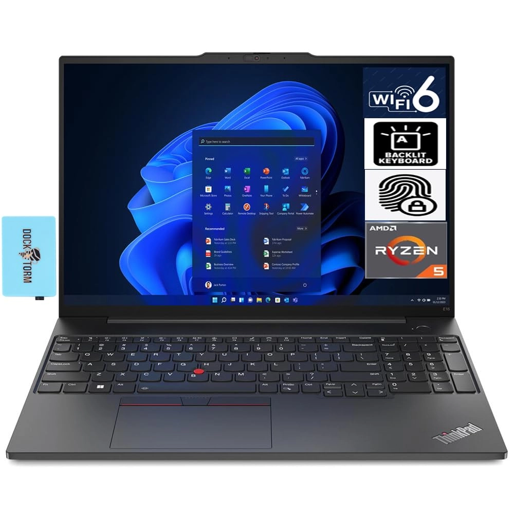 GreatPriceTech ThinkPad E16 Gen 1 21JT001PUS - 16'' Ryzen 5 7530U 24GB DDR4 1TB PCIe SSD