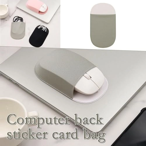 Universal Stick-On Mouse Pouch - Slim Reusable Adhesive