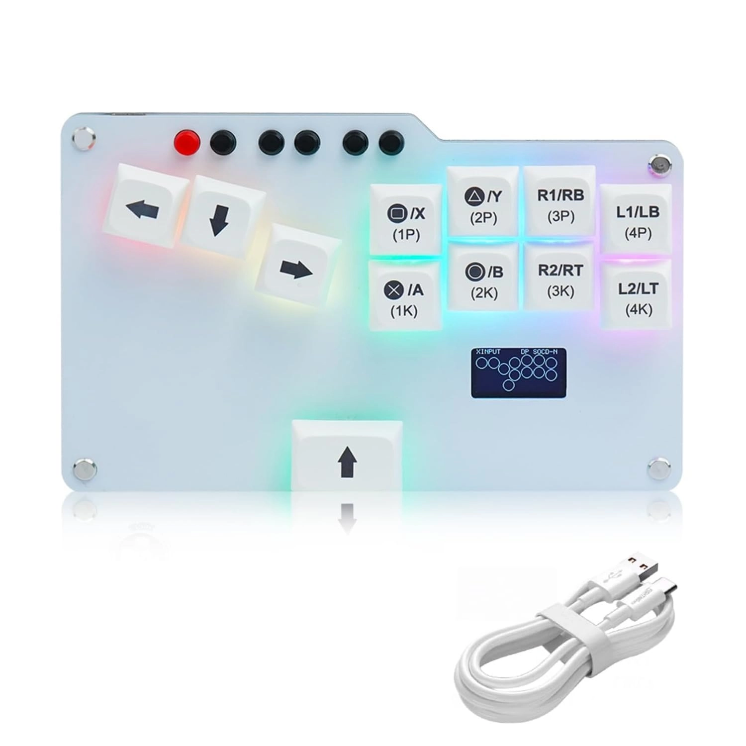 Azonee Game Keyboard - PC/Switch/Android/PS3/PS4/Steam/MiSTer