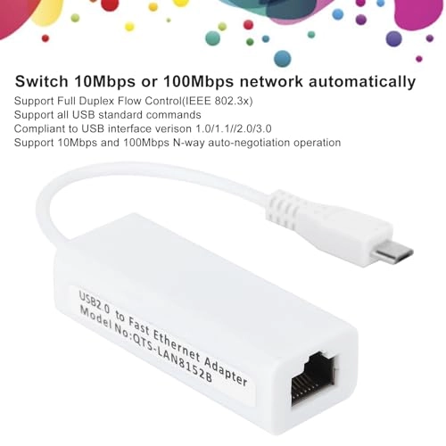 USB2.0 Ethernet Adapter - Micro USB Ethernet