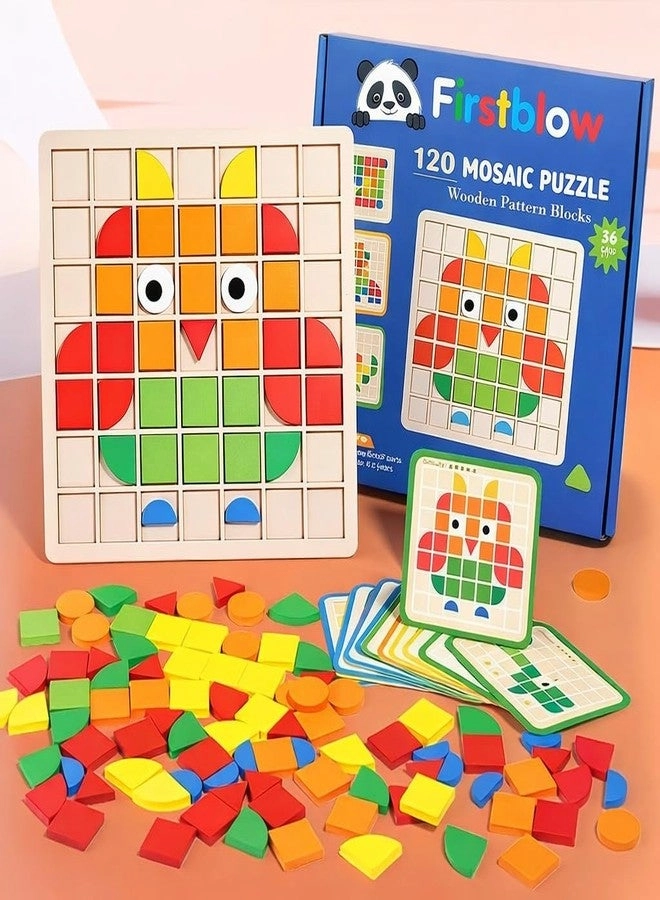 Firstblow Mosaic Puzzle Board - 120 Pieces