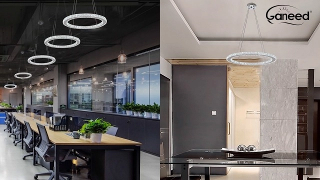 Modern Mini LED Crystal Chandeliers - 6500K Cool White