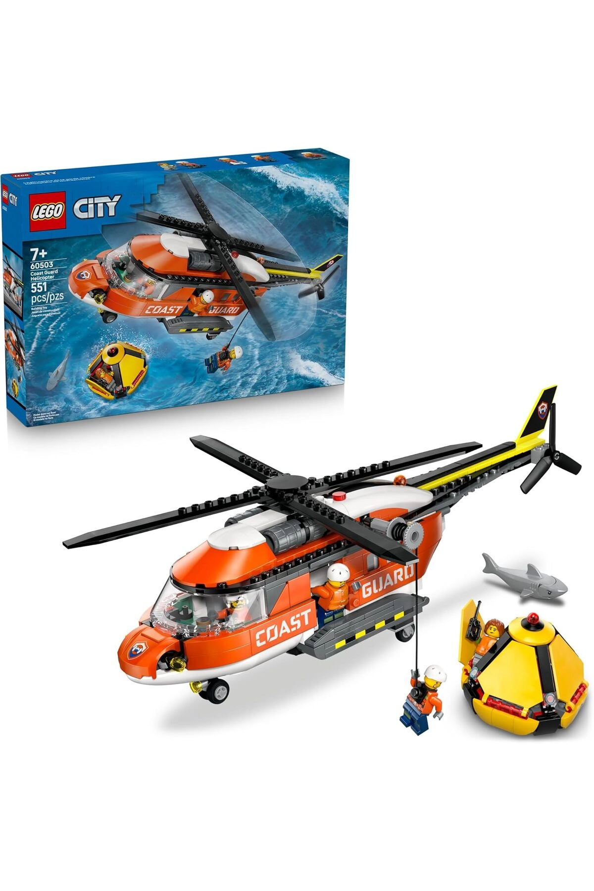 COLOR LAND CHILDRENS TOYS CENTER LLC City Coast Guard Helicopter (60503)