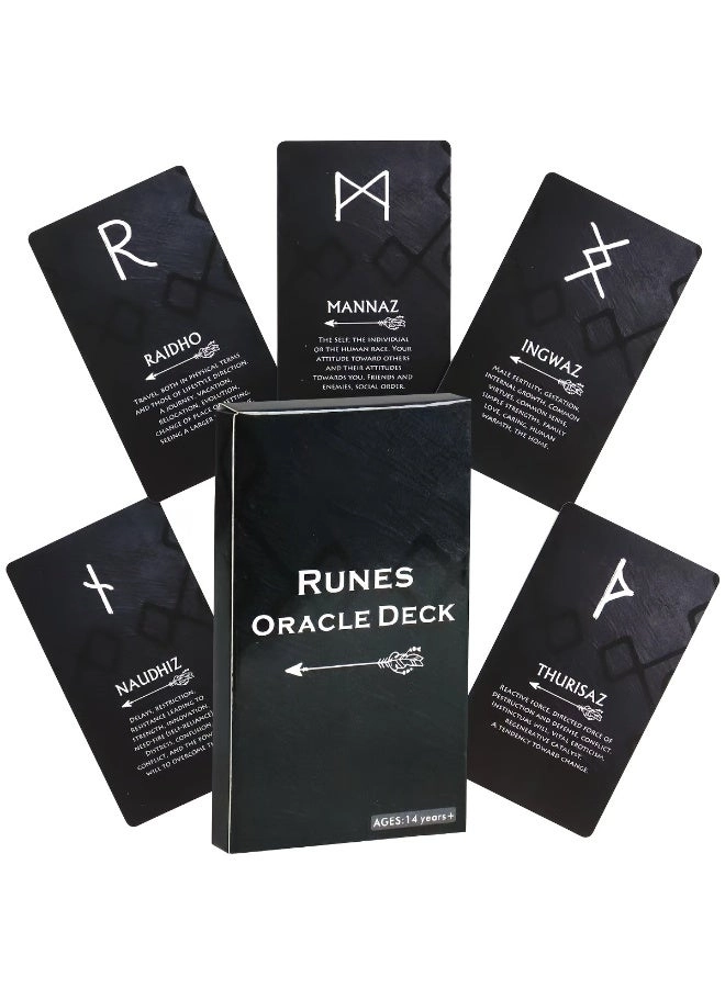 NIBEMINENT Runes Oracle Deck: Limited Edition Mystical - Card Game