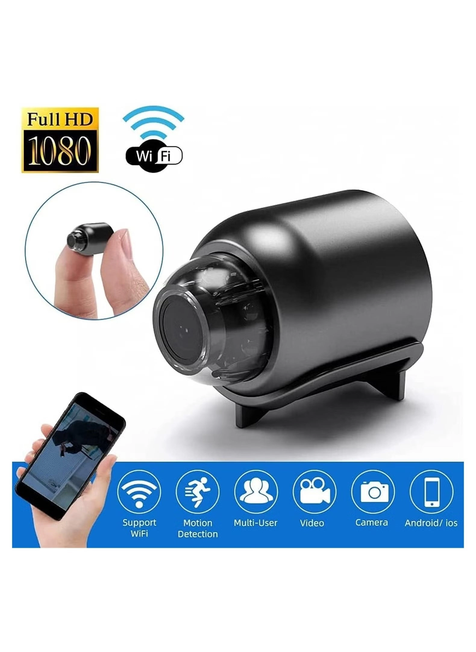 Mini WiFi Camera 1080P