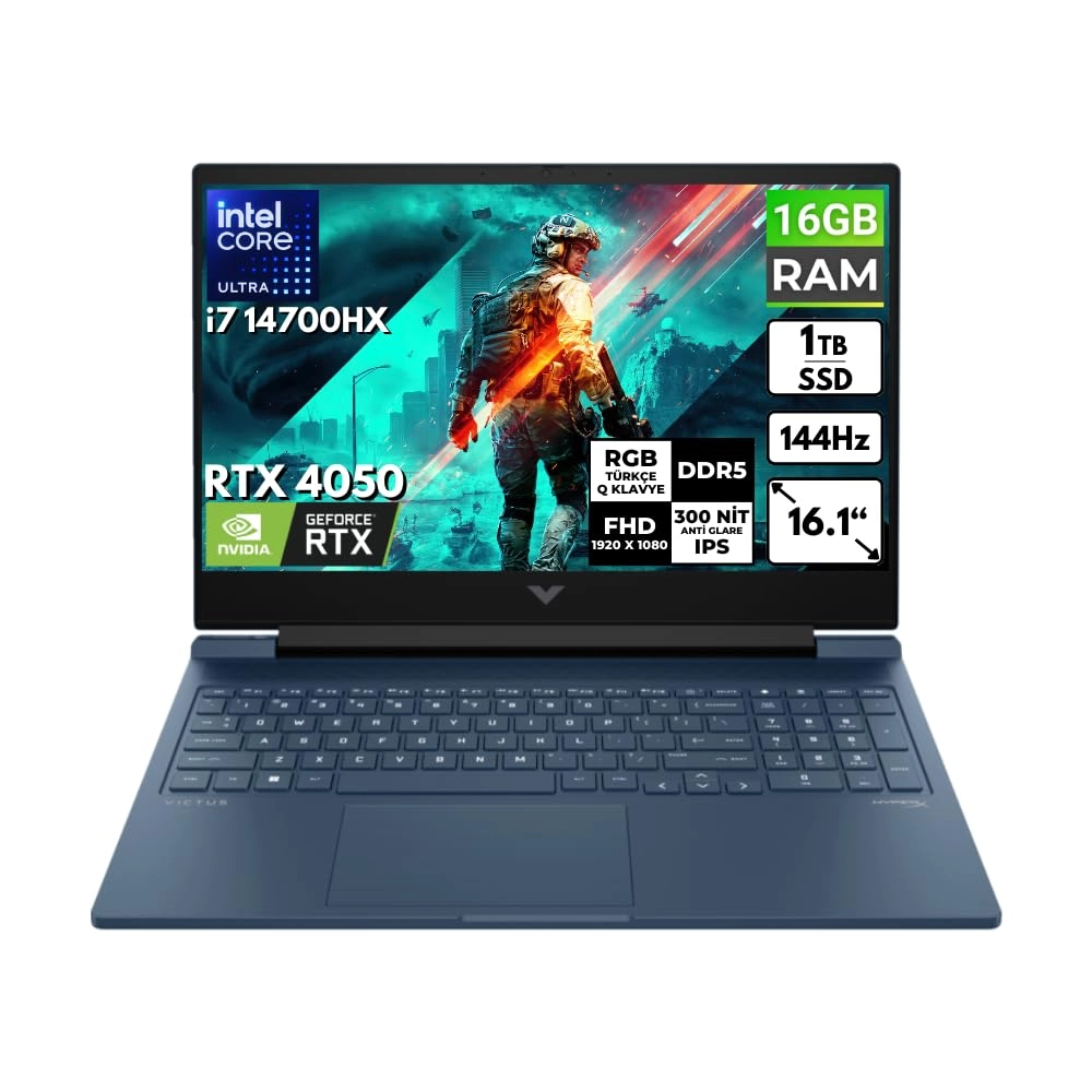 HP Victus 16-R1051NT - 16.1'' Core i7-14700HX 16GB DDR5 1TB SSD