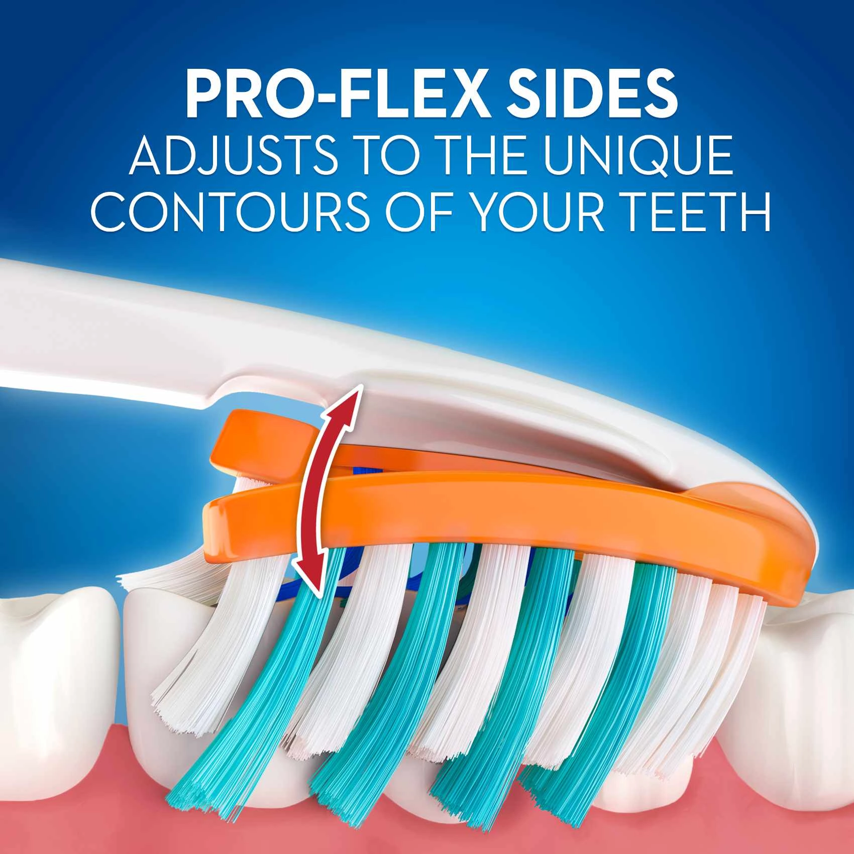 Pro-Flex Toothbrush - Multicolour 2-Piece Pack