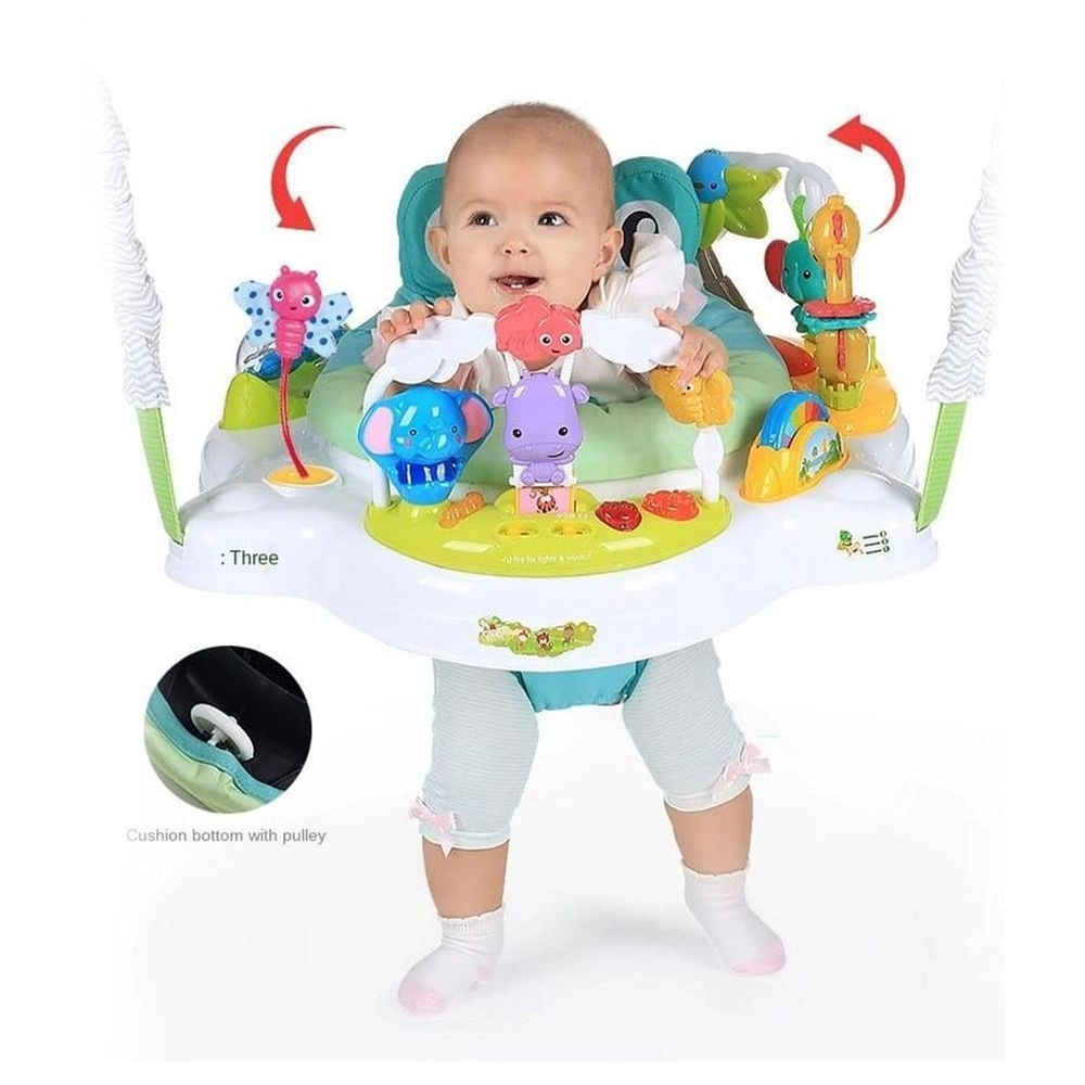 Jungle Jumper - Lights & Music White