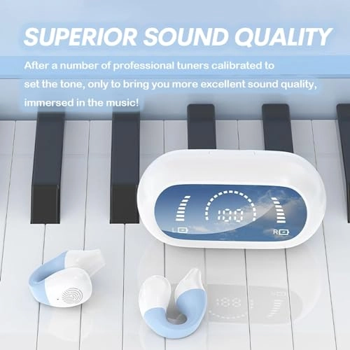 Open Ear Bone Conduction Headphones Wireless Headphone