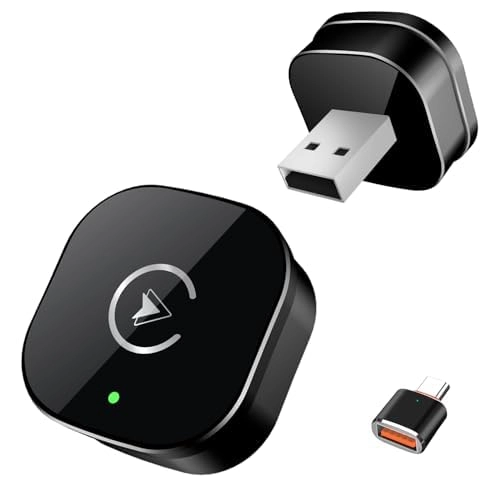 MYCIMRE Wireless CarPlay Adapter - Mini USB Design 5.8GHz WiFi iPhone 6+