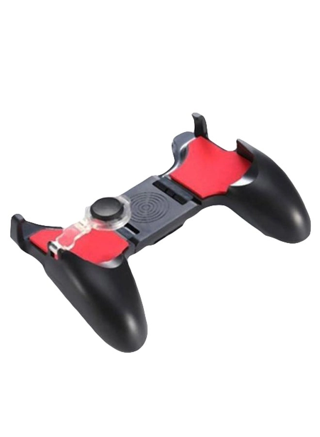 5-In-1 Foldable Gamepad - Black/Red/Clear Mobile Games