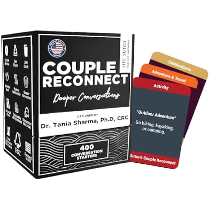 rayihni COUPLE RECONNECT - 200 COUPLES CONVERSATION CARDS