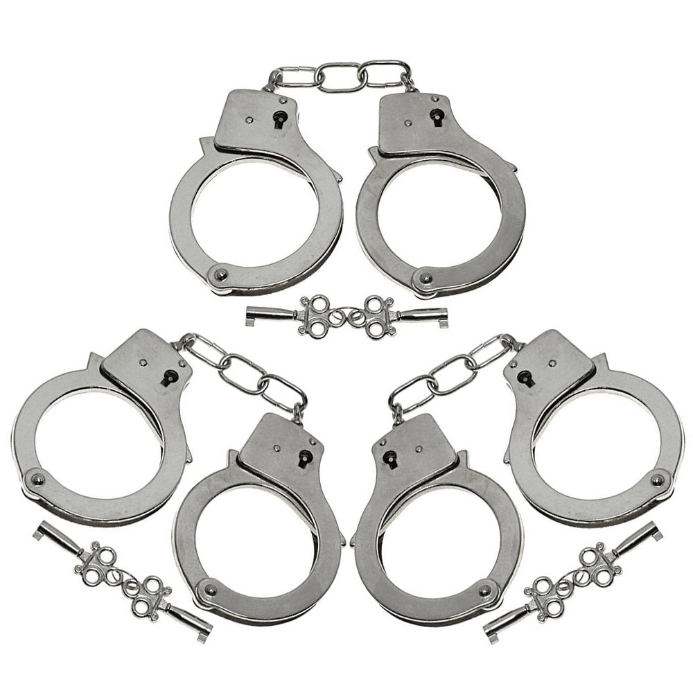 ArtCreativity Metal Handcuffs - 3 pcs