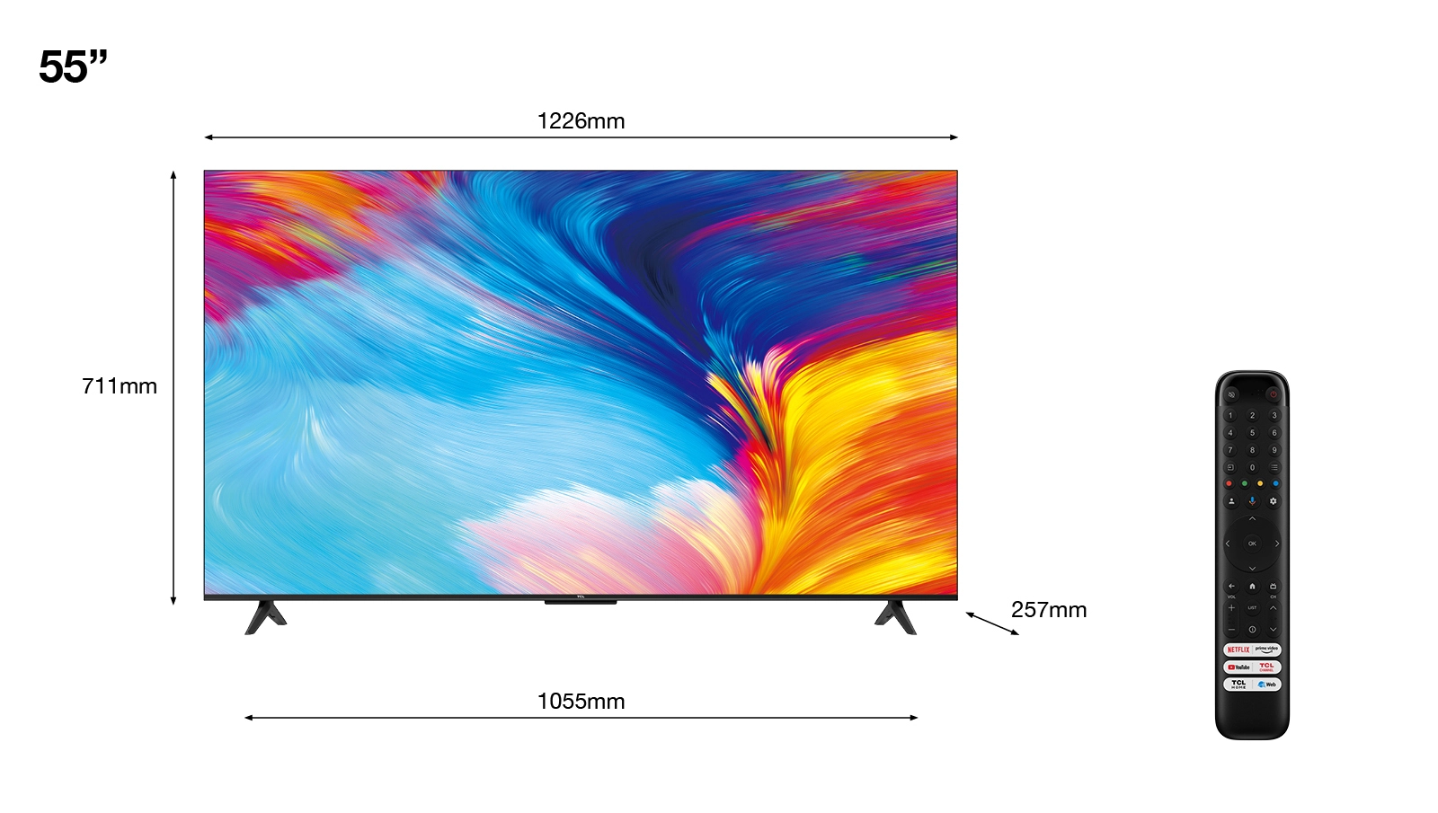 TCL 55P635 - 55 inches