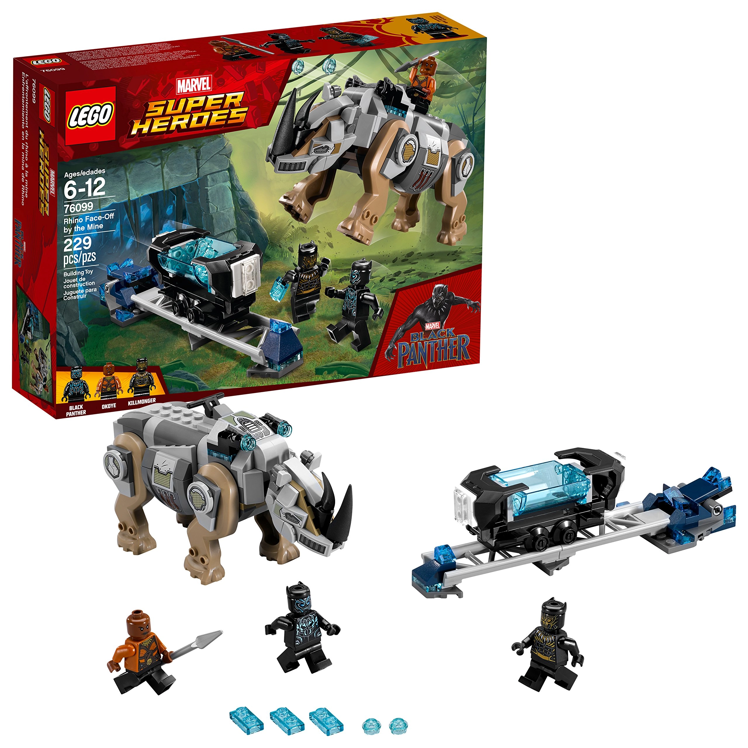 LEGO Marvel Rhino Face-Off (76099) - Black Panther 6 years and up