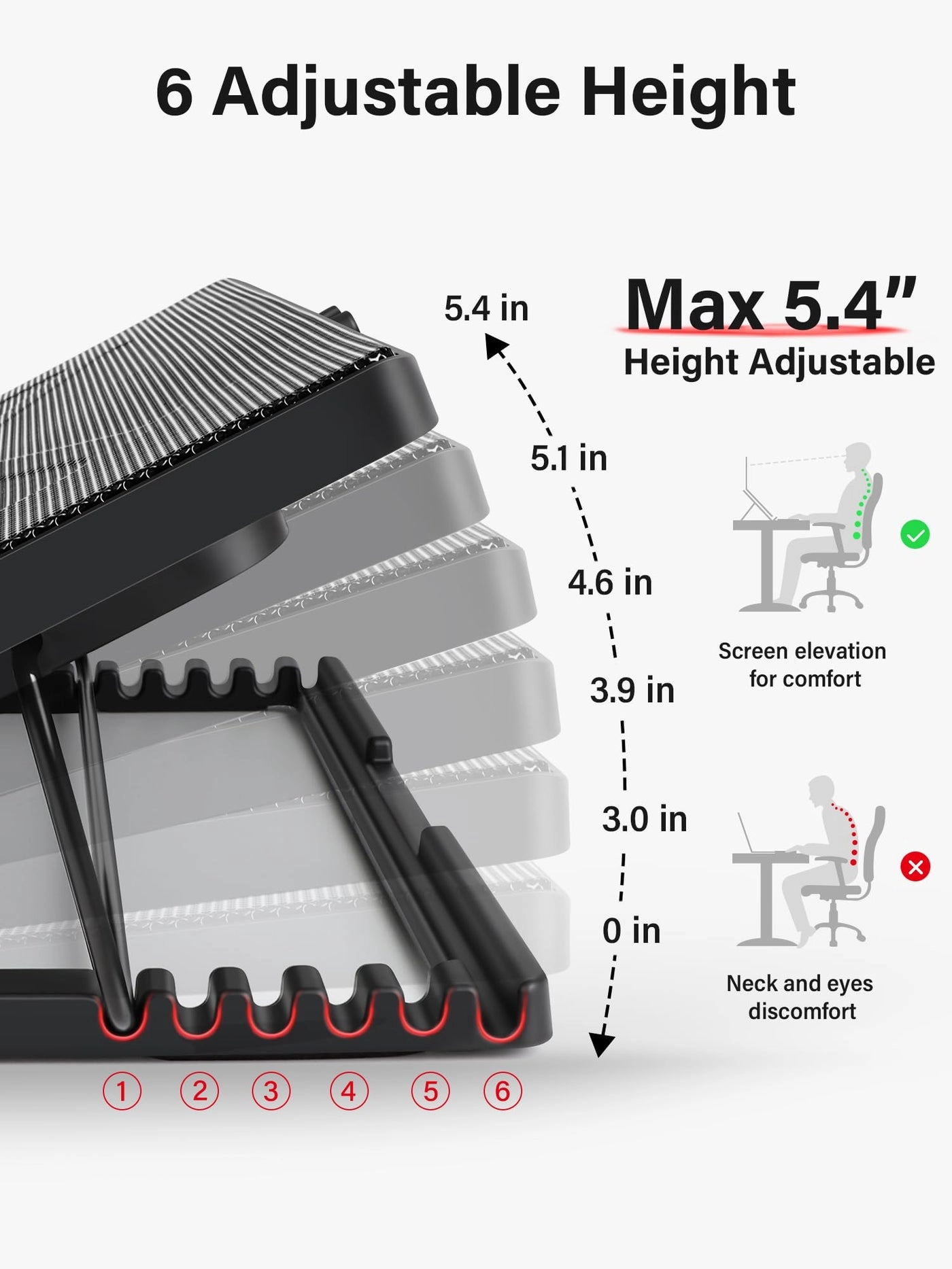 Laptop Cooling Pad - 5 12"-17"