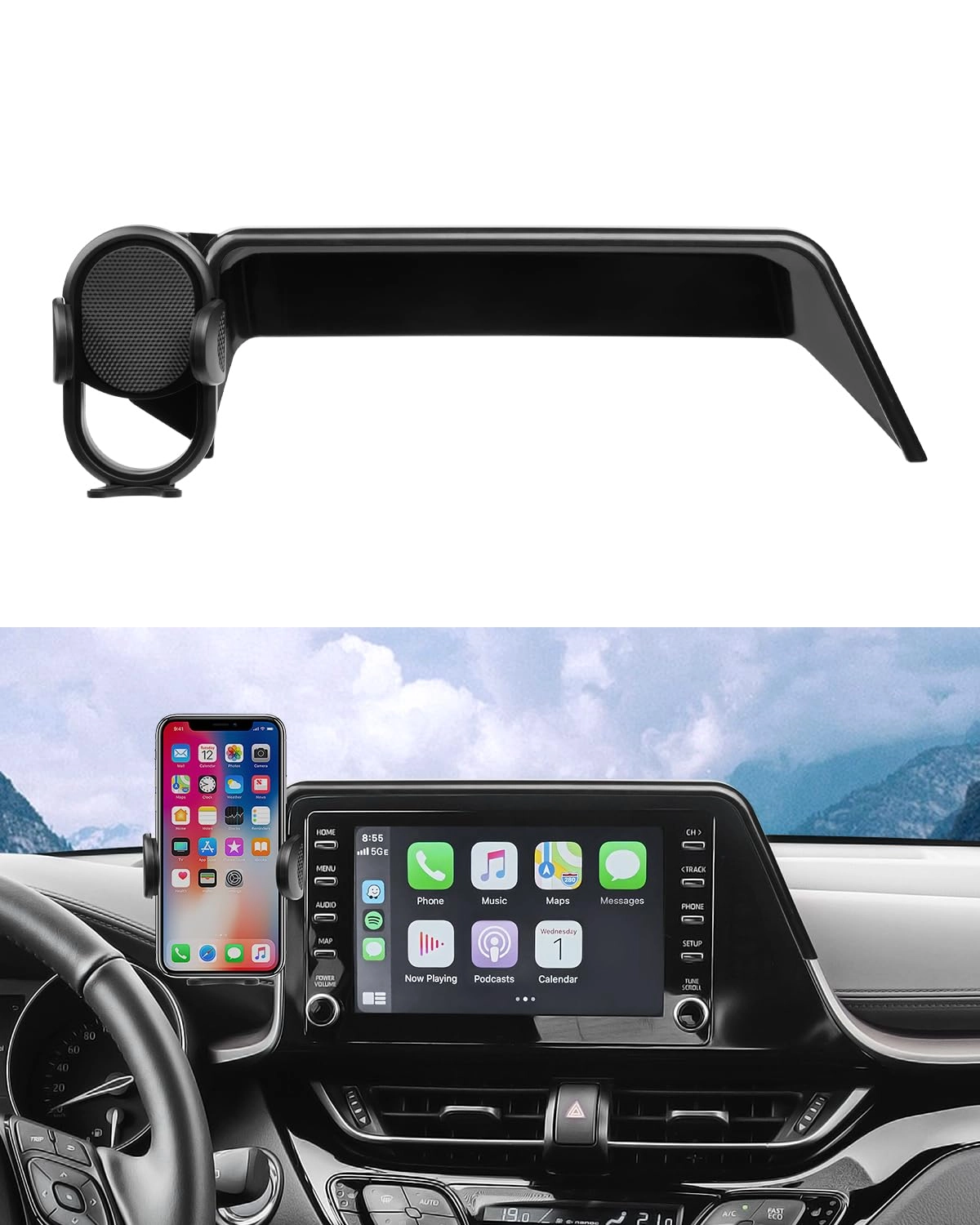 Autorder Phone Holder - Tundra|Sequoia 2022|2023|2024|2025
