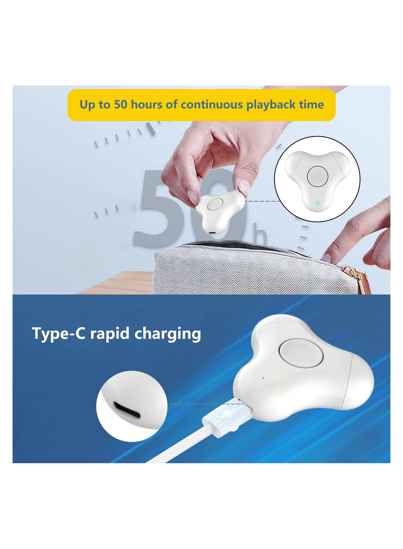 Single Earbud Wireless Earbud