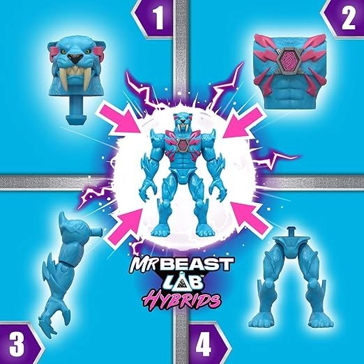 Hybrids - Single Pack 4"/10.16 CM Articulated Figures (10.16 cm)