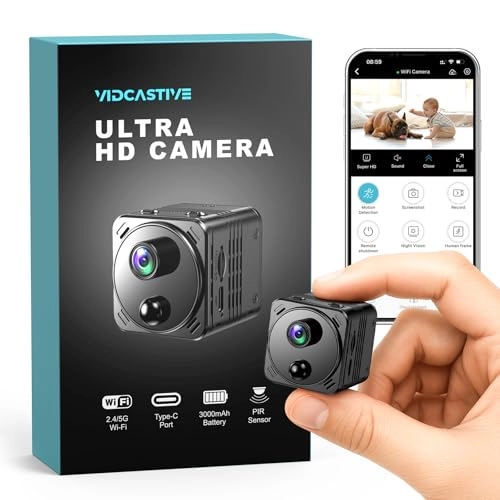 VIDCASTIVE 4K Mini Hidden Camera
