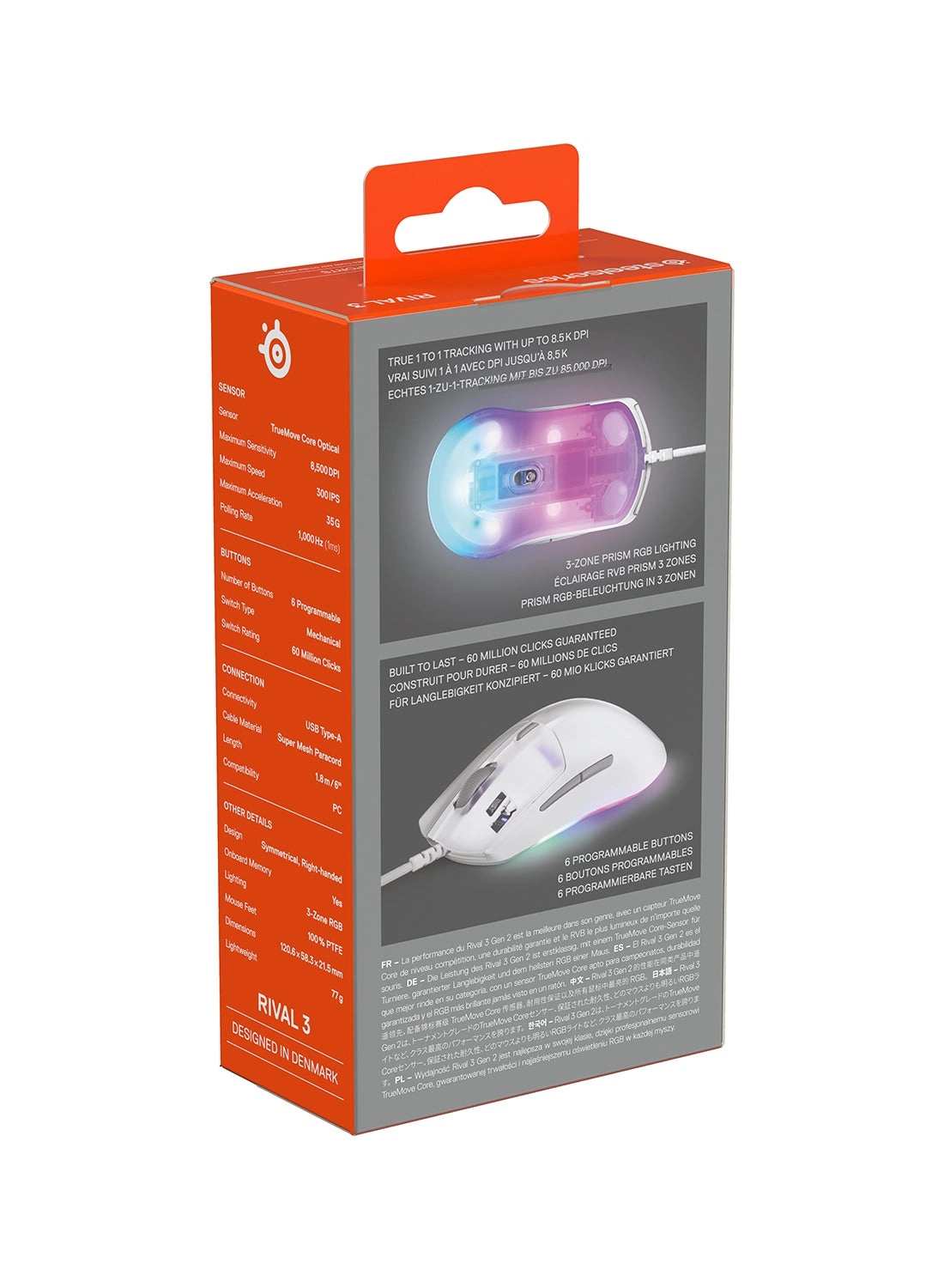 Rival 3 Gen 2 Gaming Mouse - Wired