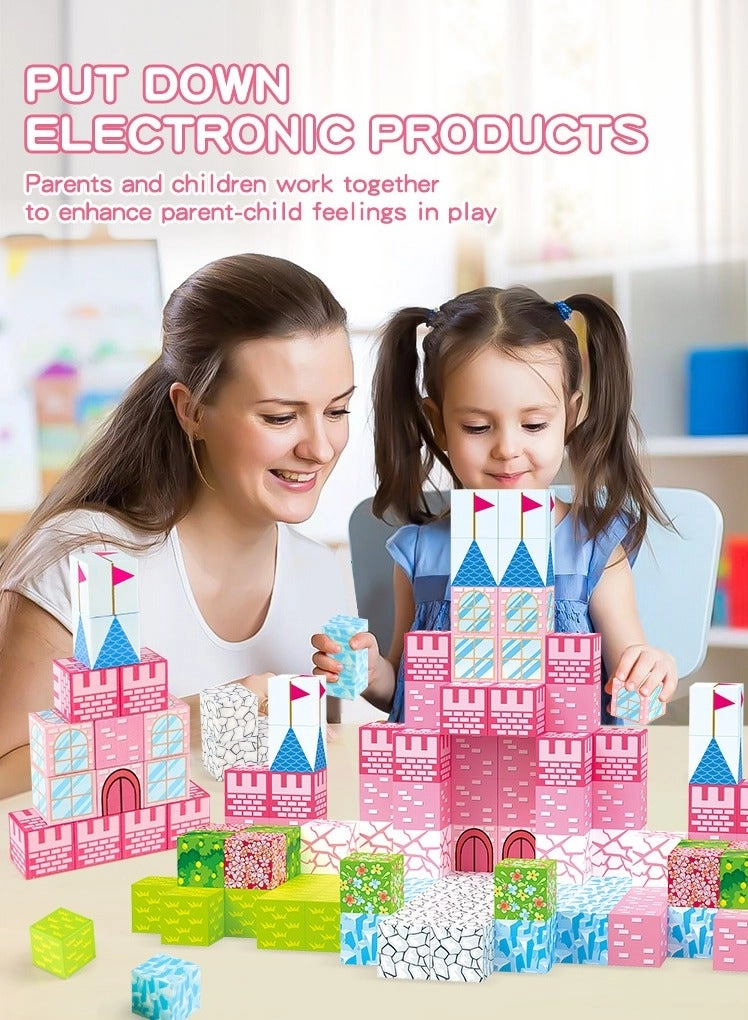 Magnetic Blocks - Princess Castle 128pcs