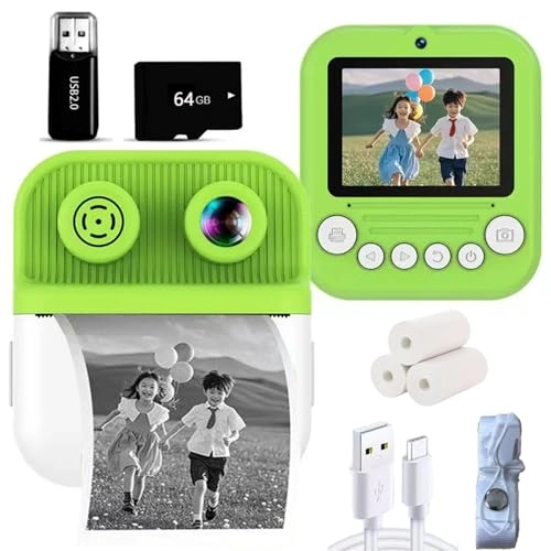 Kids Digital Camera With Instant Print - 48MP 1080P