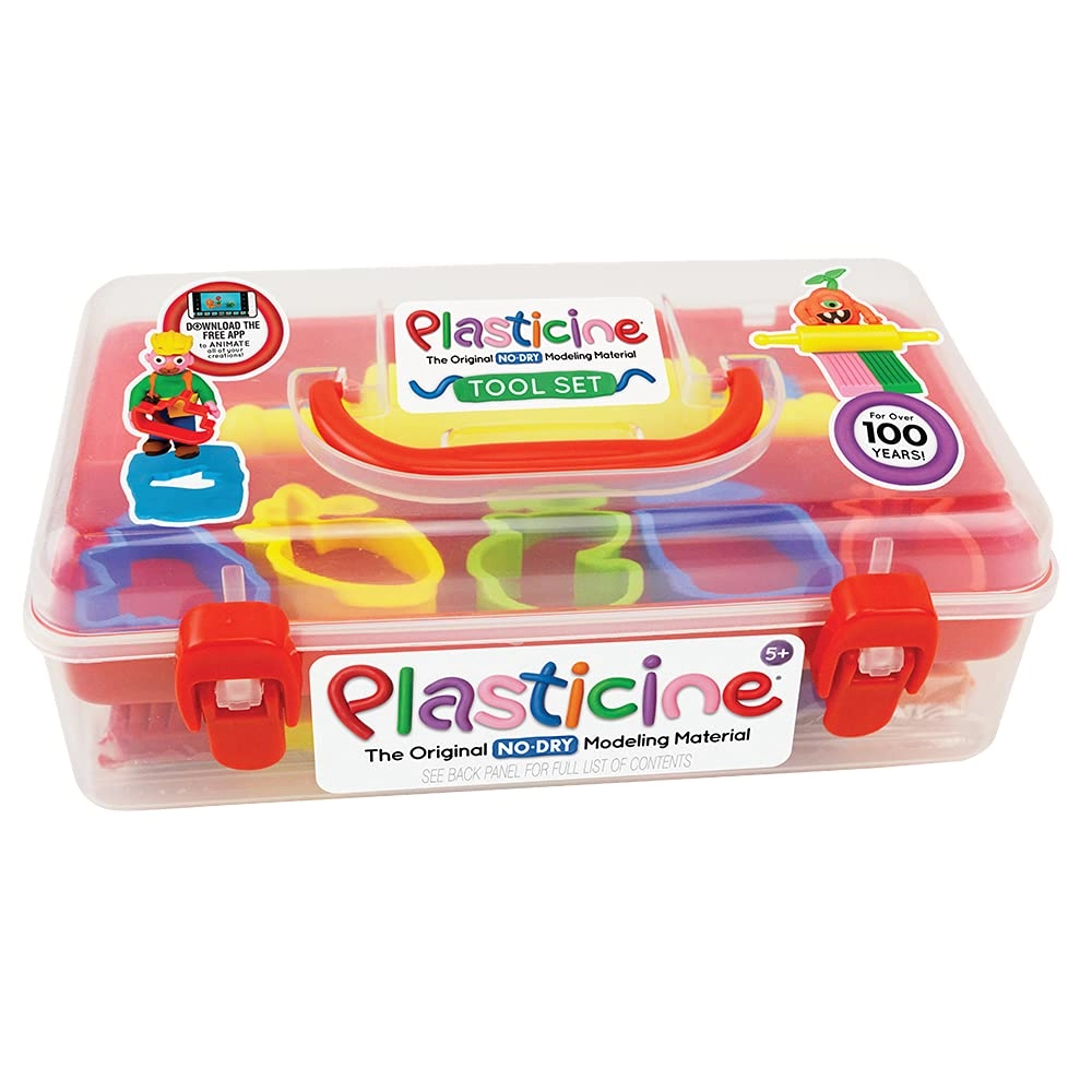 Plasticine Tool Kit - 7 colors