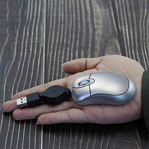 Mini Retractable Optical Mouse - Wired