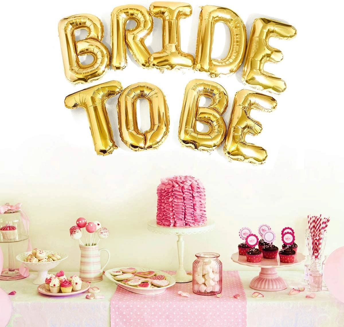 Bride To Be Letter Balloon - Pack of 9 Party Decoration