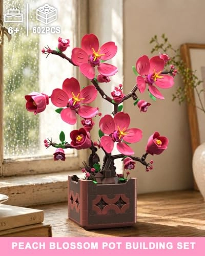 Botanicals Peach Blossom Potted - Floral 602pcs