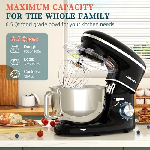 Stand Mixer - 6.5 Quarts 660 watts