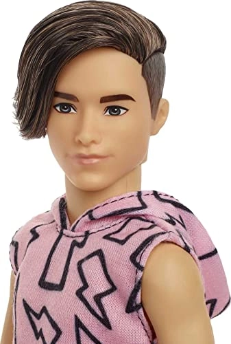 Ken Doll - Fashionistas Rooted Dark Brown Hair Ages 3+