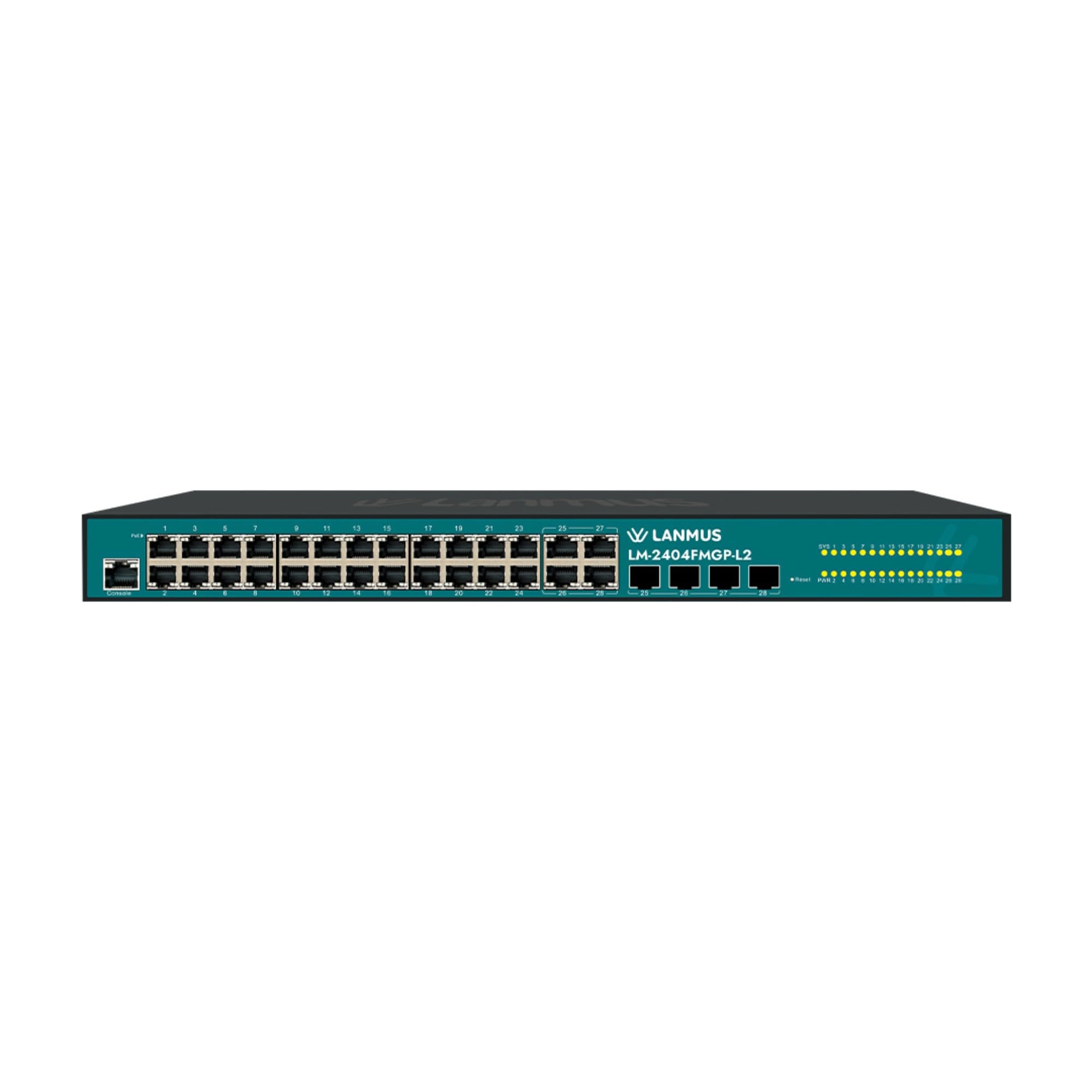 Lanmus LM-2404FMGP-L2 24-Ports